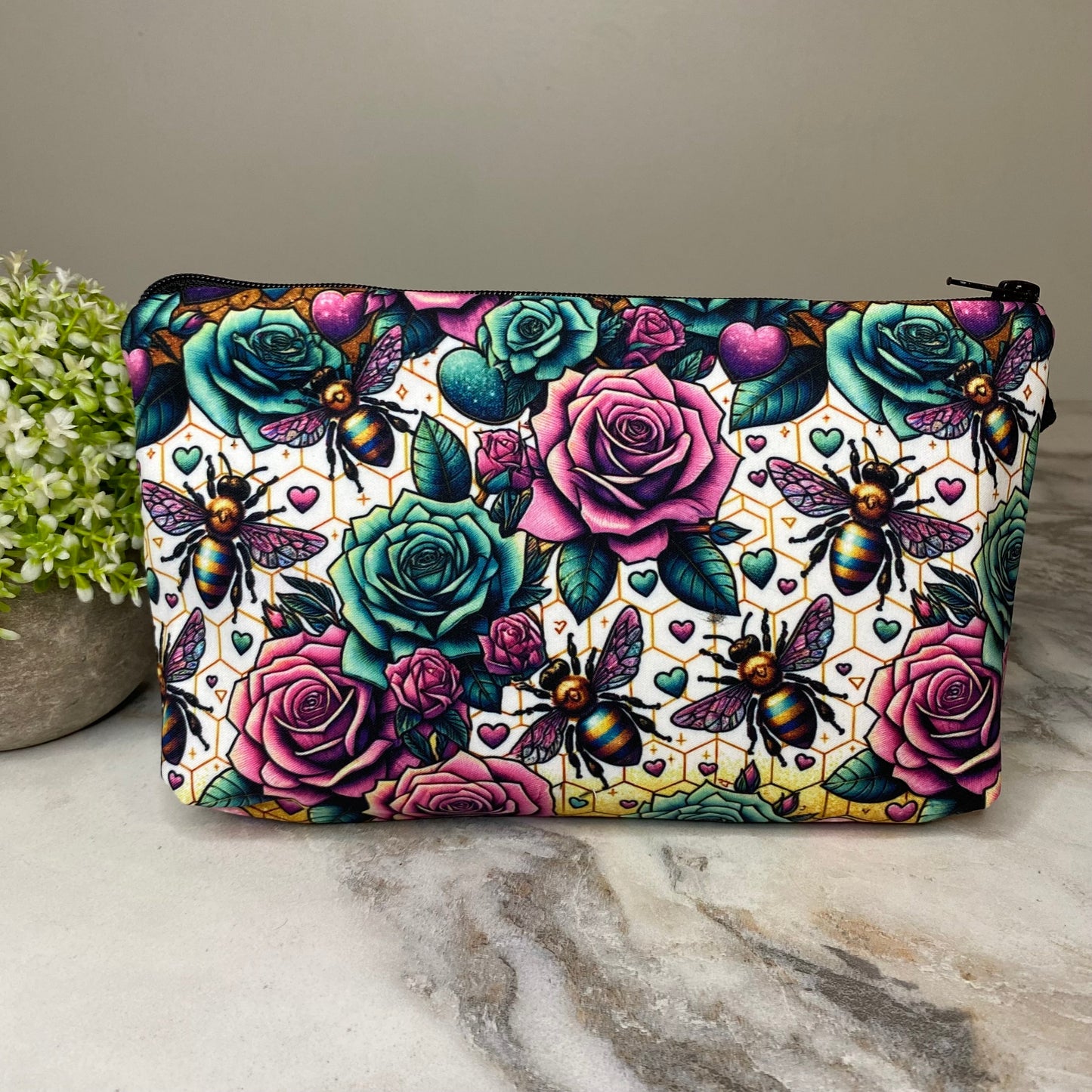 Pouch - Spray Paint Bee Rose