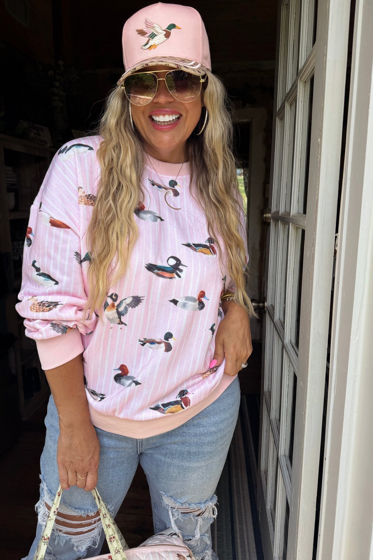 Prebook Pink Duck Pullover