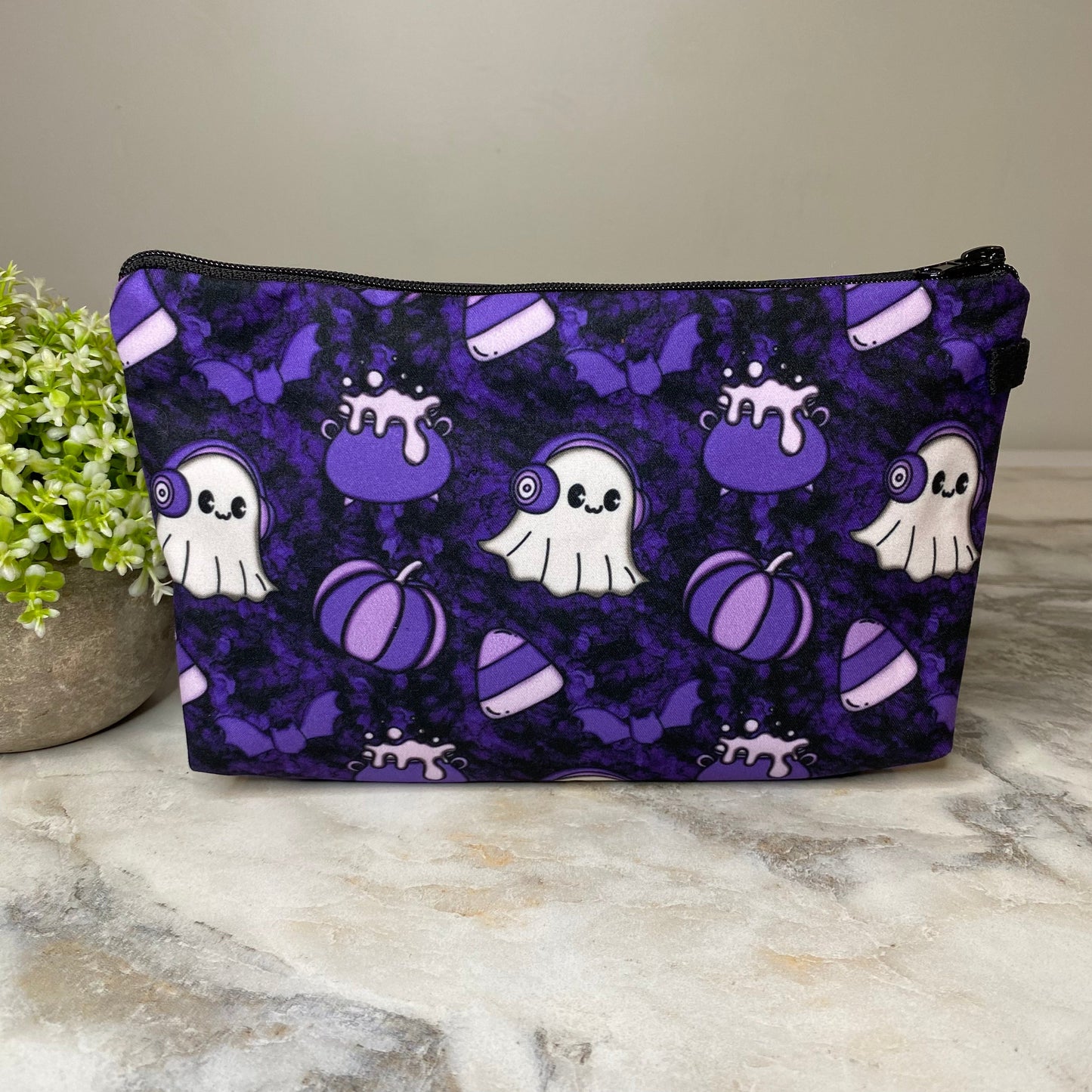 Pouch - Ghosts Purple Halloween