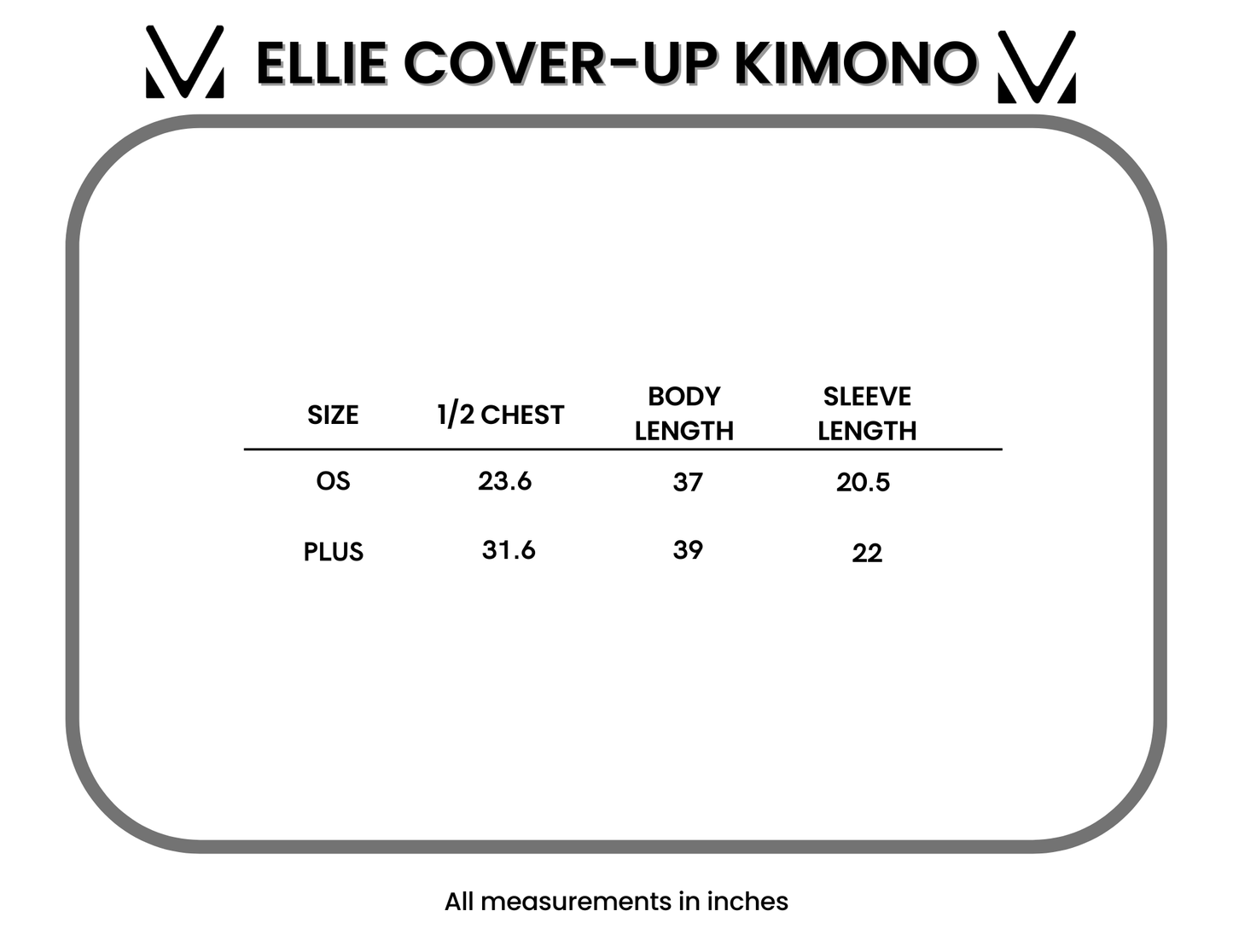 Ellie Cover-Up Kimono - Light Blue