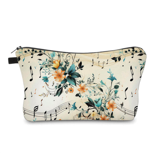 Pouch - Music Notes Floral