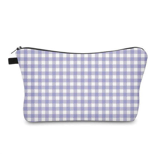 Pouch - Lavender Gingham