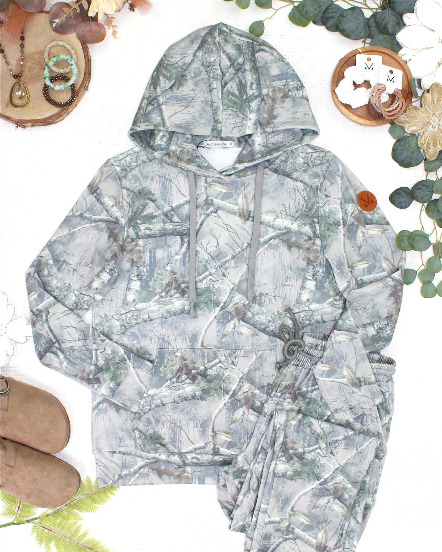 Hailey Pullover Hoodie - Camo