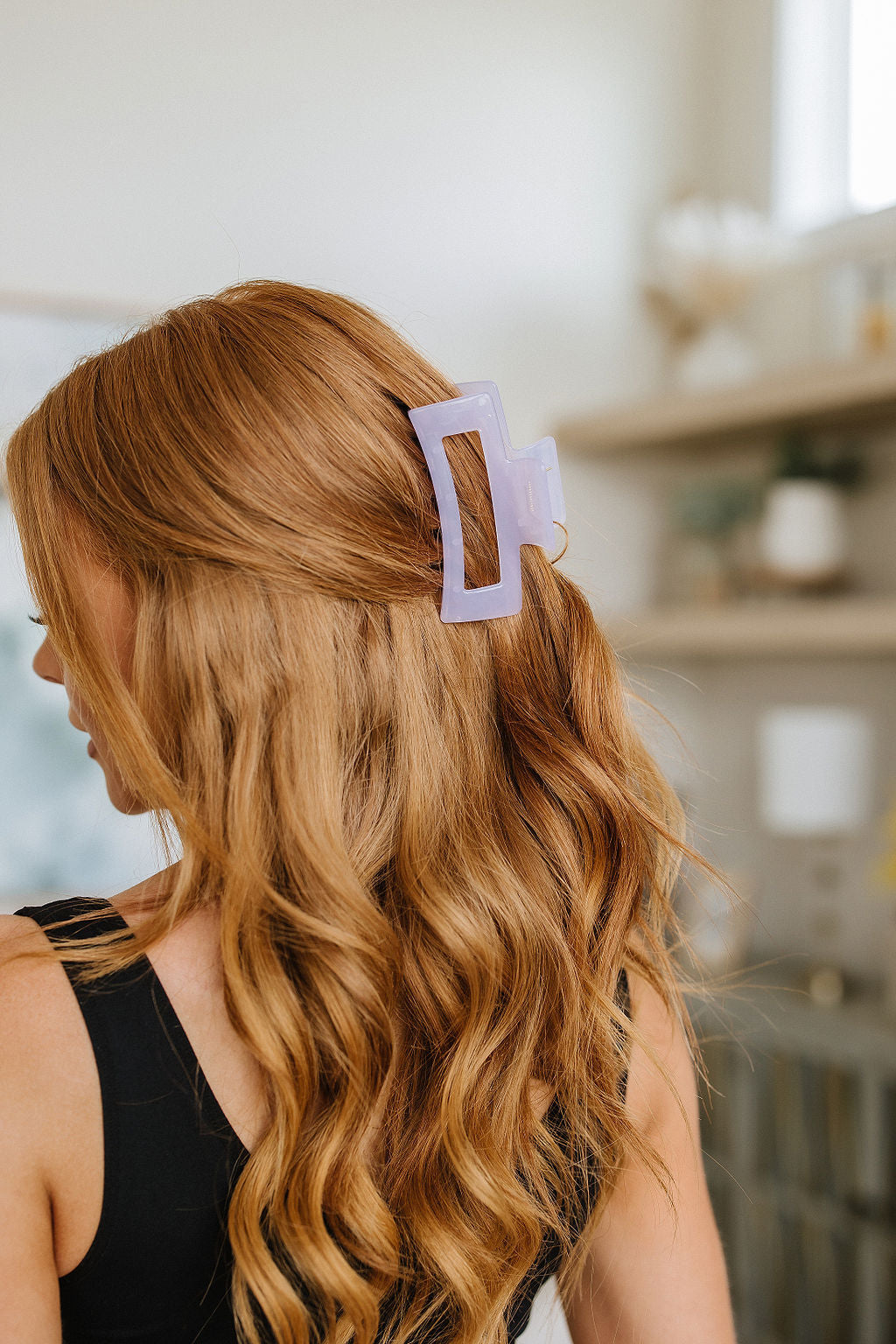 Jelly Rectangle Claw Clip in Lavender – The Wild Fern Boutique