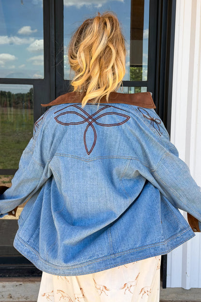 Prebook- COWBOY ROMANCE DENIM JACKET