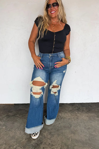 Prebook Famous Blakeley Distressed Jeans