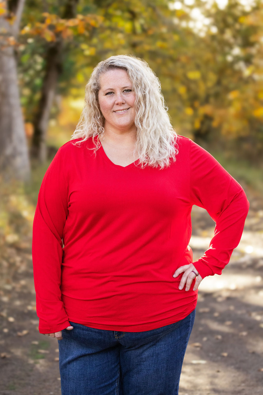 Larissa Long Sleeve - Red