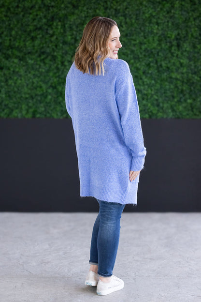 Madison Cozy Cardigan - Blue