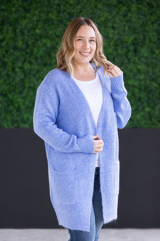 Madison Cozy Cardigan - Blue