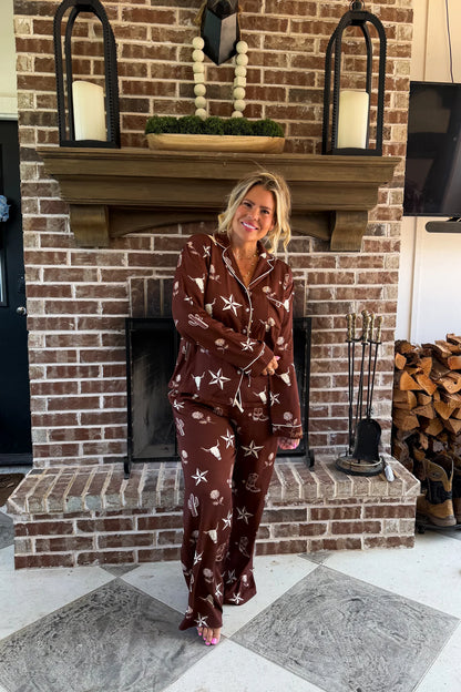 Prebook WESTERN NIGHTS LUXE PJ SET