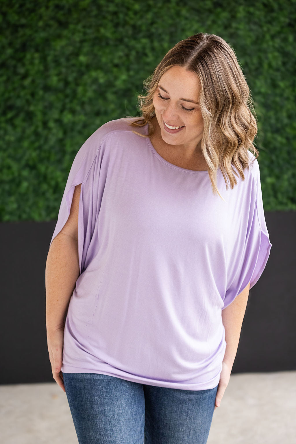 Darcy Dolman Top - Lavender