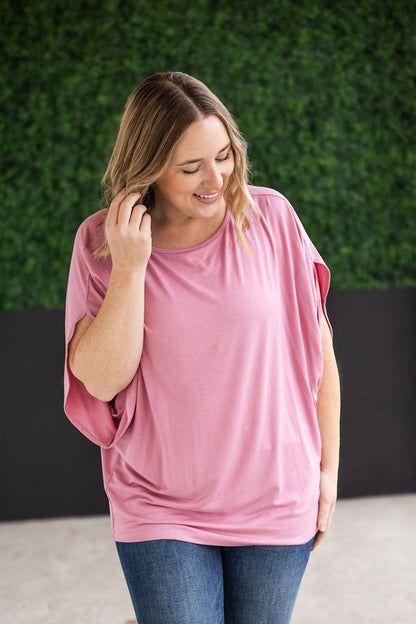 Darcy Dolman Top - Rose