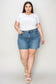 Judy Blue Full Size High Waist Slim Denim Shorts