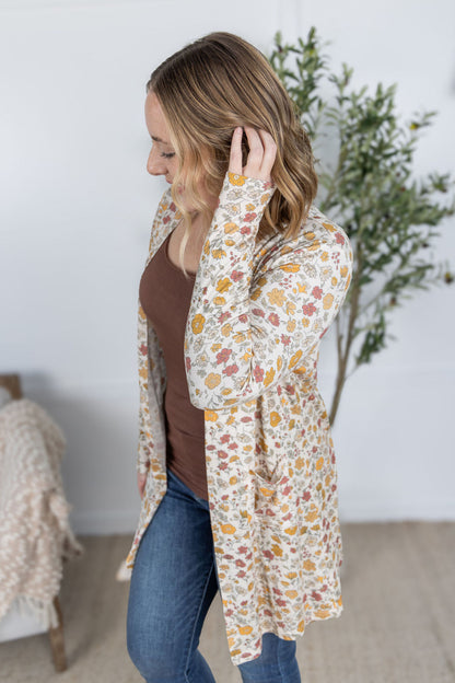 Classic Cardigan - Fall Vintage Floral FINAL SALE