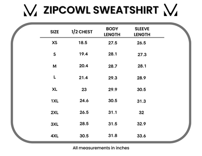 Zoey ZipCowl Sweatshirt -Trick-or-Treat Checkered and Charcoal