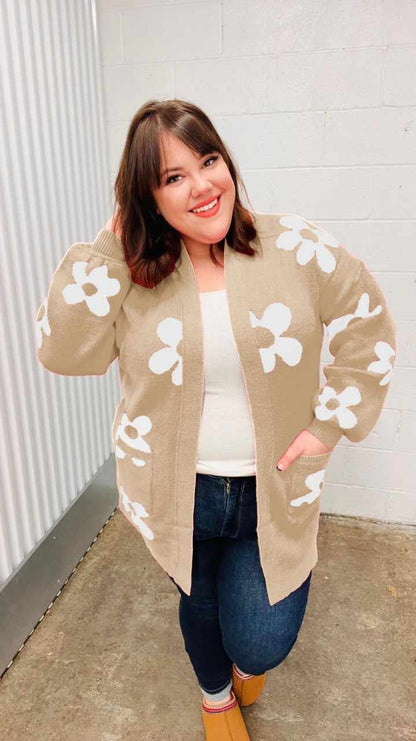 Retro Floral Cardigan