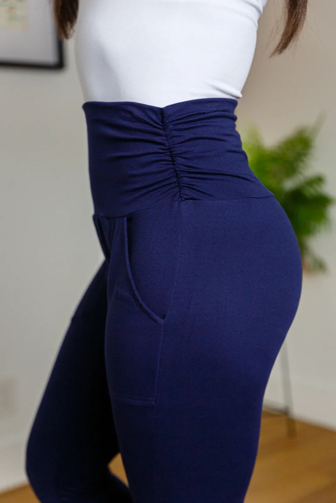 Haley Ruched Waist Legging in Seven Colors