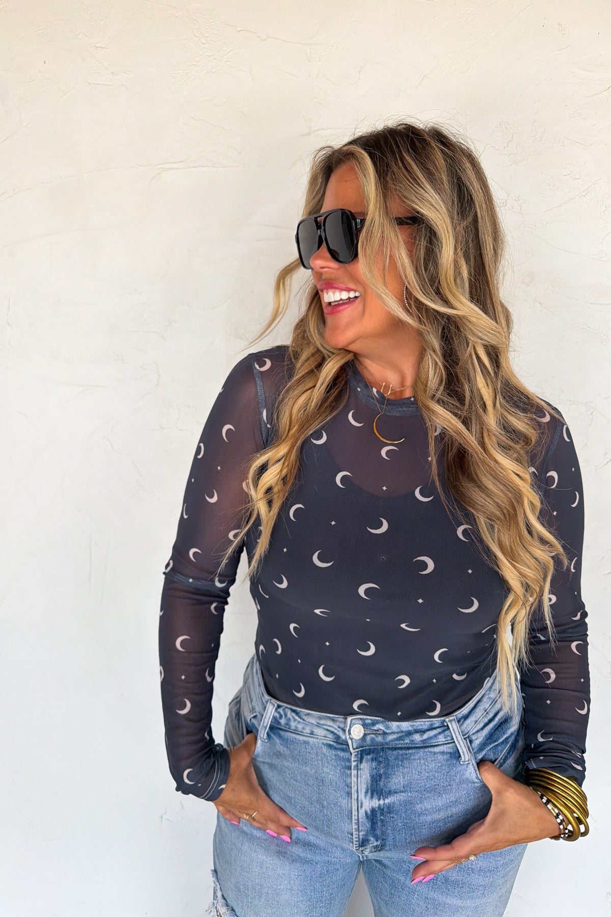 Prebook Boo Crew Mesh Tops