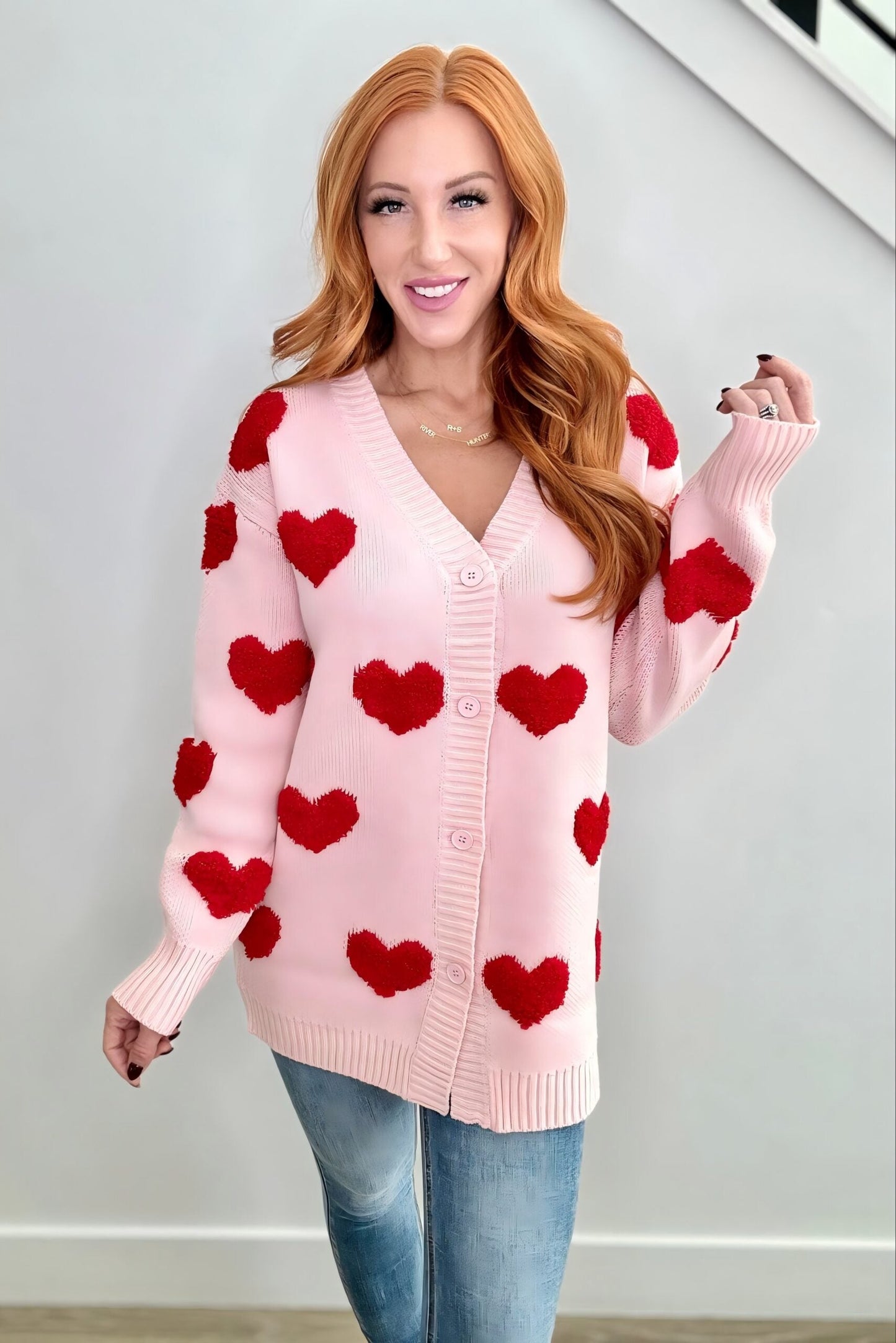 Heart Sweater Cardigan