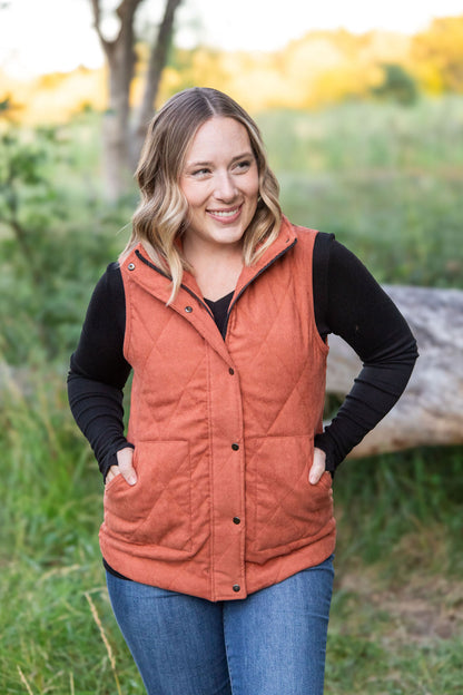 Corduroy Vest - Pumpkin