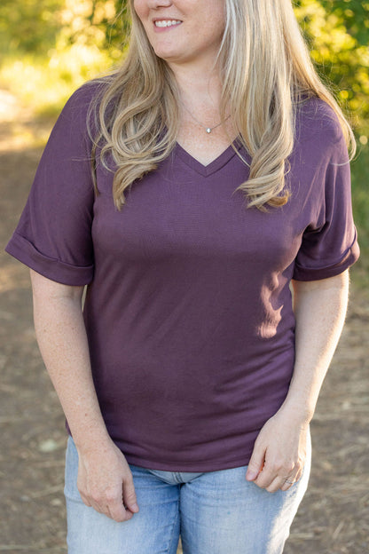 Selene Relaxed Top - Amethyst