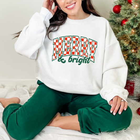 Merry and Bright Graphic Sweatshirt