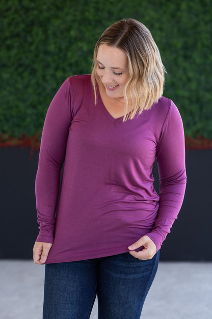Larissa Long Sleeve - Mulberry