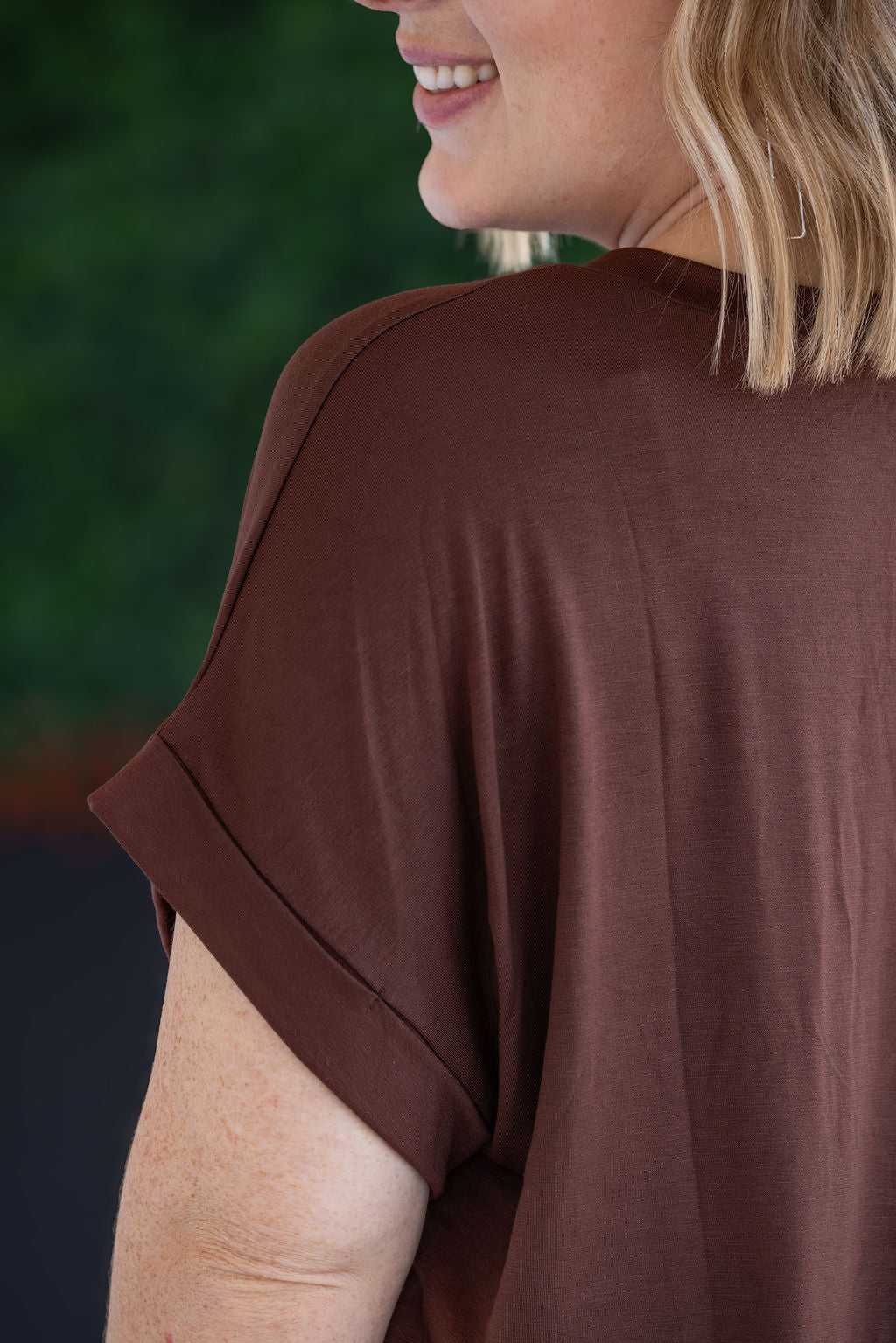 Sierra Pocket Top - Brown FINAL SALE