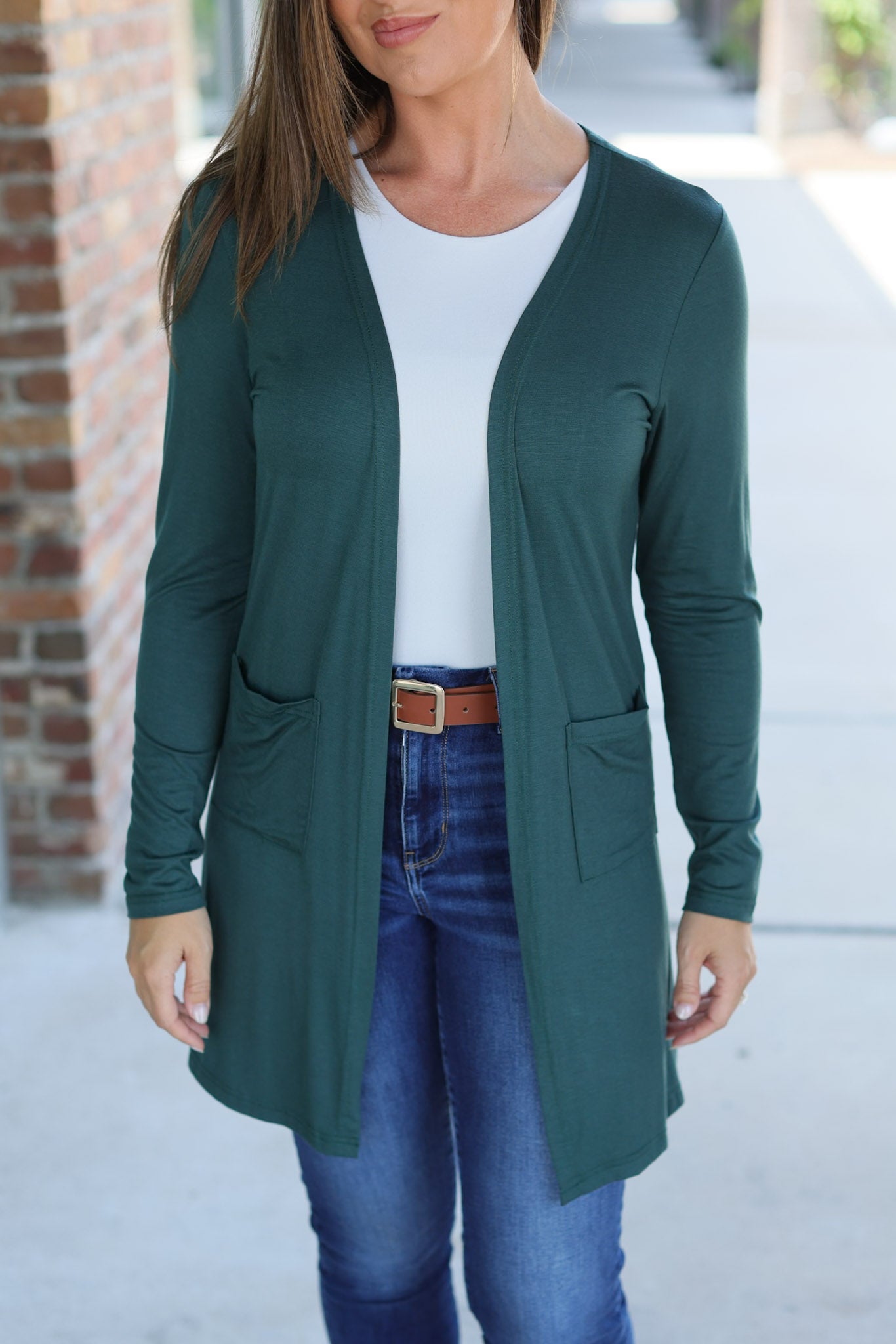 Classic Cardigan - Evergreen