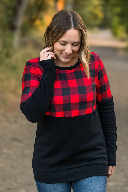 Natalie Pullover - Buffalo Plaid