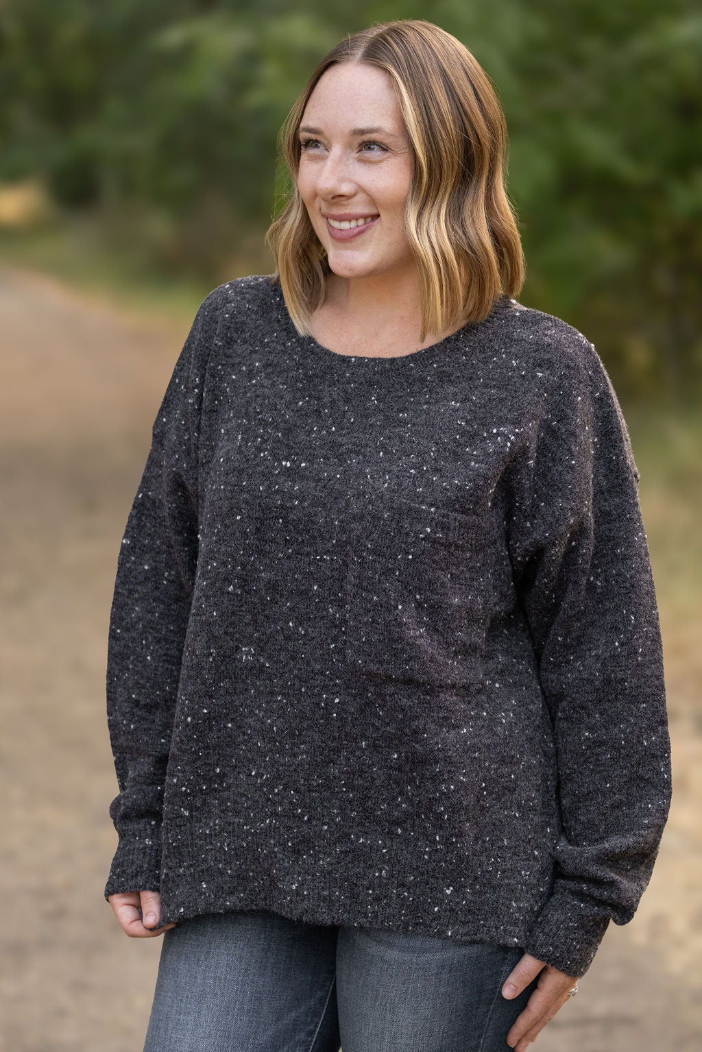 Confetti Sweater - Charcoal