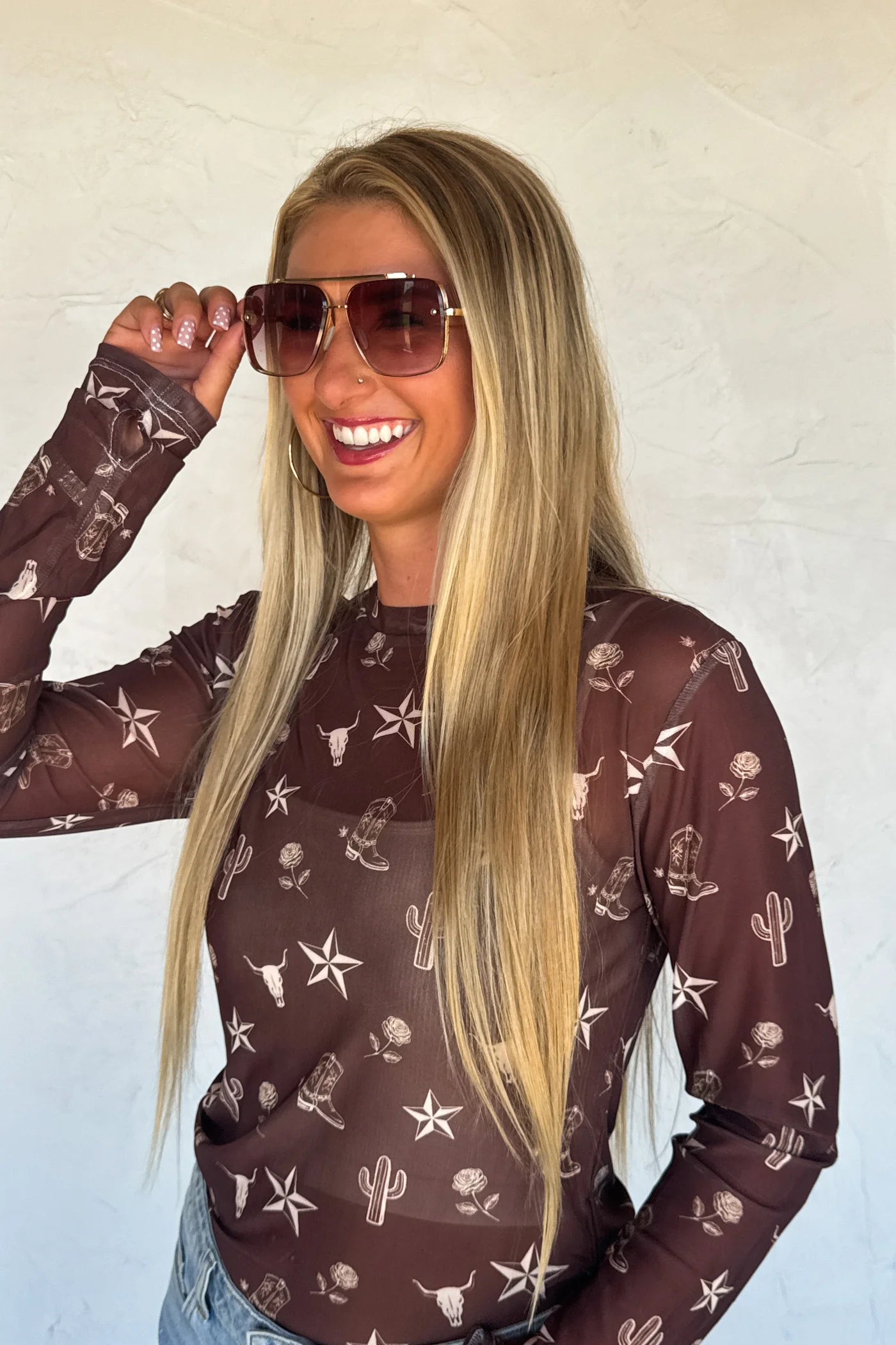 Prebook DESERT DREAMS DRESS IT UP MESH TOPS