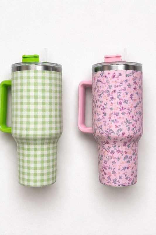 PREORDER- FRESH & FLORAL STAINLESS STEEL TUMBLERS
