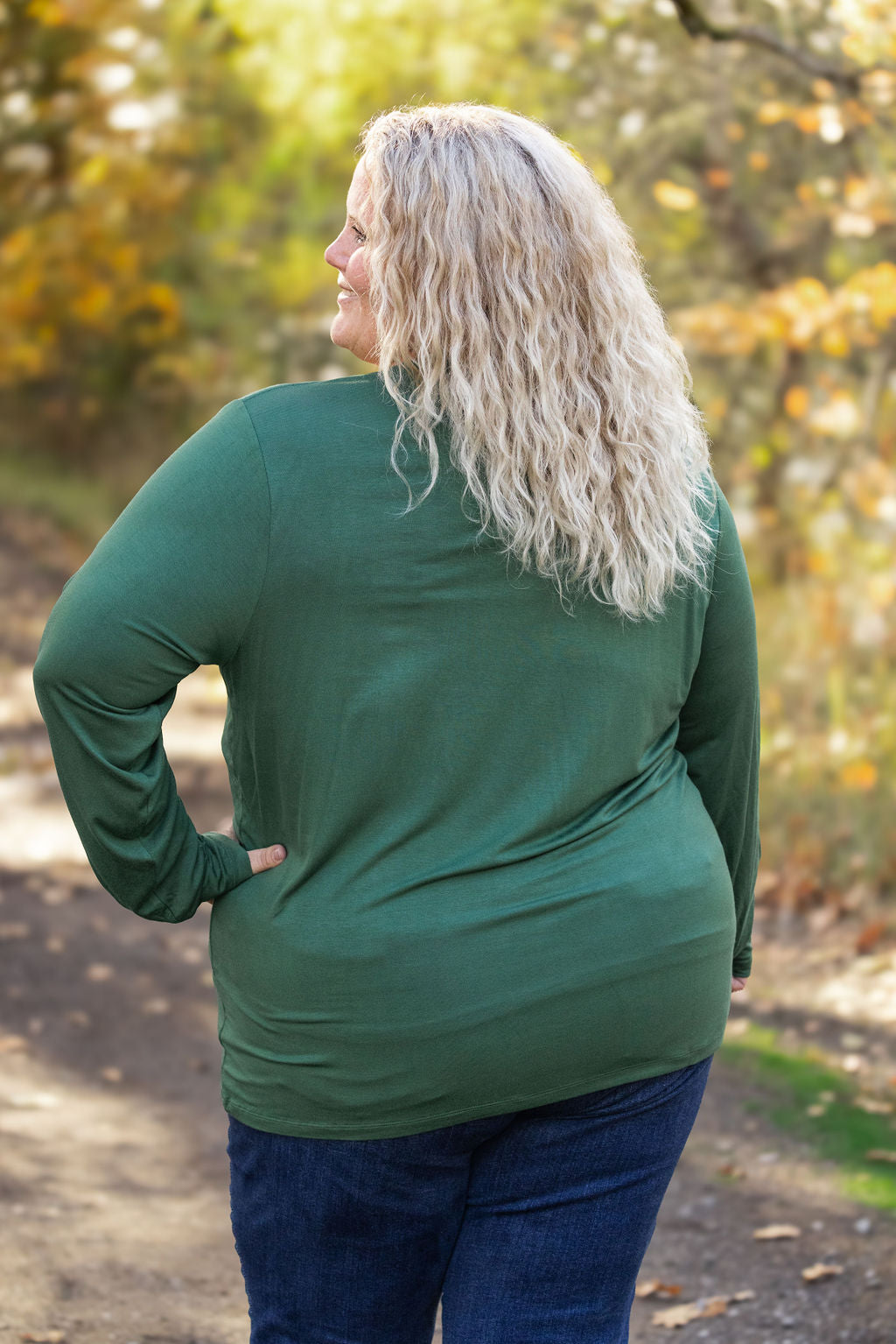 Larissa Long Sleeve - Evergreen