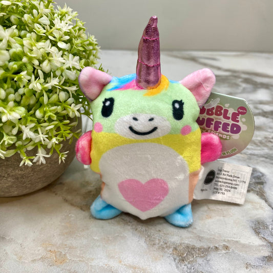 Bubble Stuffed Squishy Friends Toy - Fun Friends - Unicorn