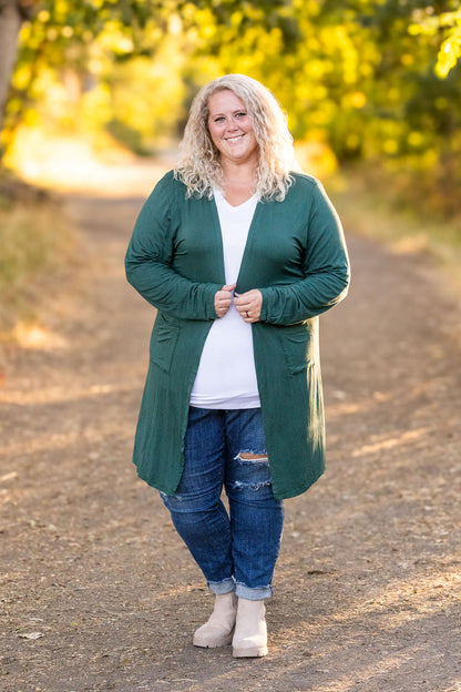 Classic Cardigan - Evergreen