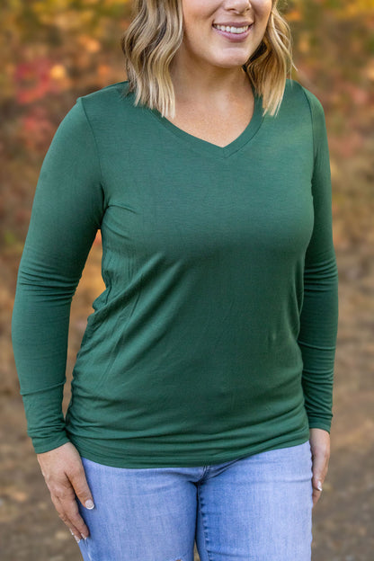 Larissa Long Sleeve - Evergreen