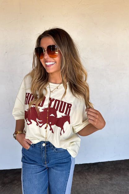 Prebook HOLD YOUR HORSES TEE