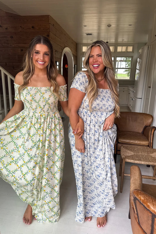 PREORDER- SPRING MADELINE FLORAL DRESS