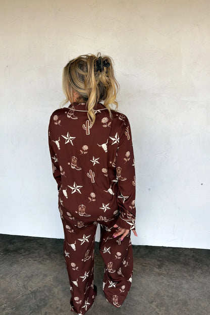 Prebook WESTERN NIGHTS LUXE PJ SET