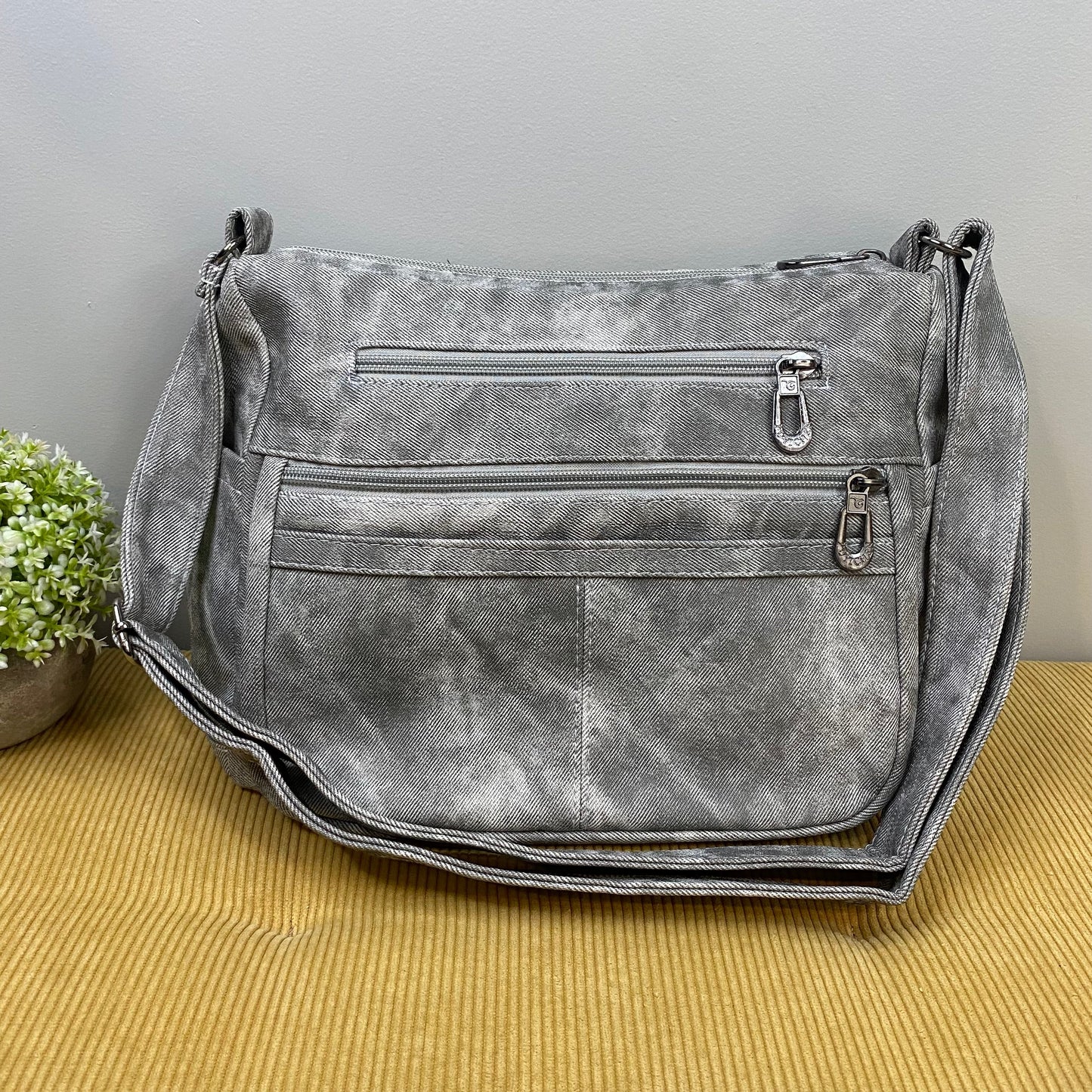 Laura Purse - Denim Suede