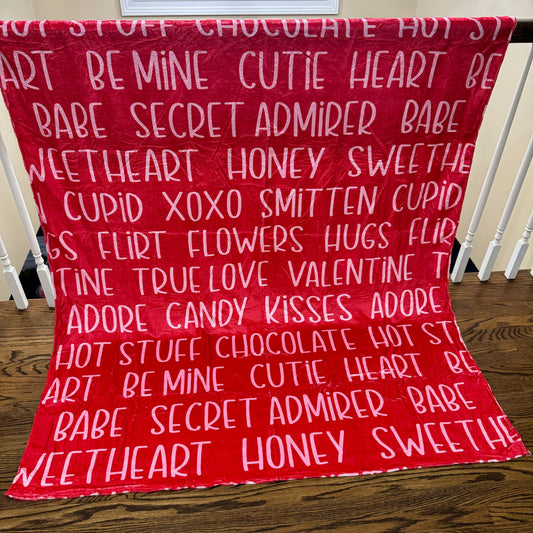 Blanket - Valentine Words