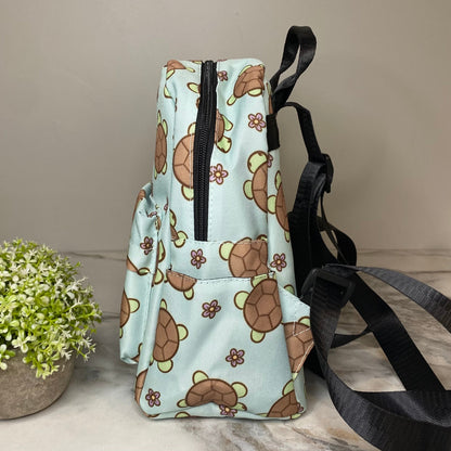 Mini Backpack - Mint Turtle