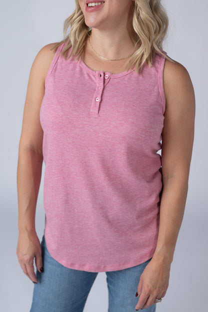 Alison Henley Tank - Rose