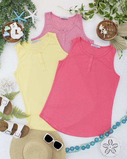 Alison Henley Tank - Yellow
