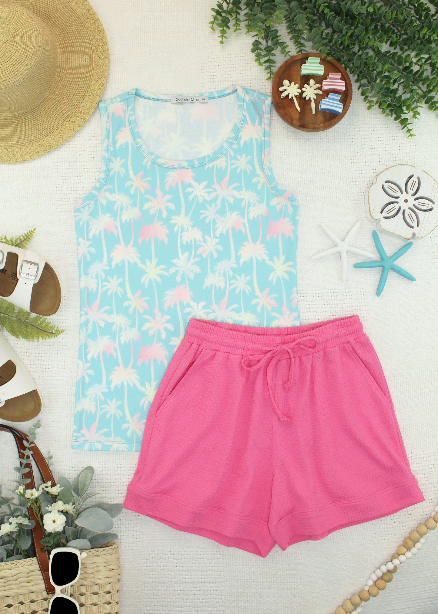 Ava Tank - Aqua Palm