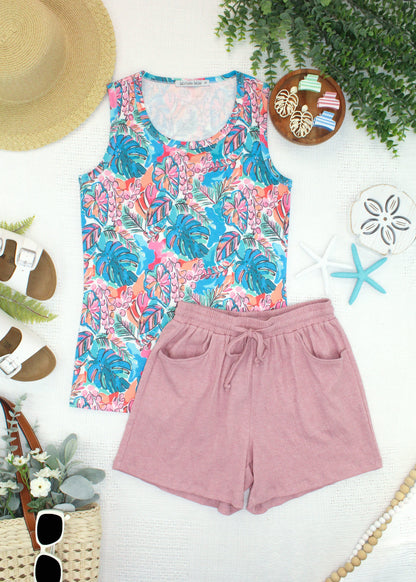 Ava Tank - Tropical Palm