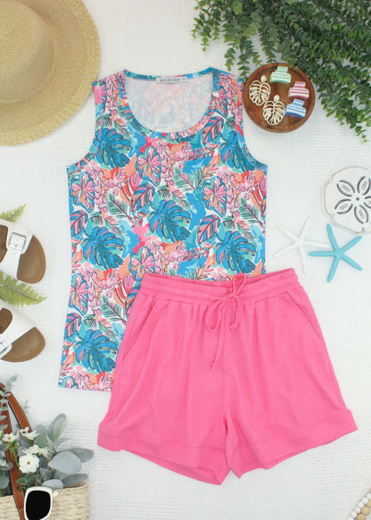Ava Tank - Tropical Palm