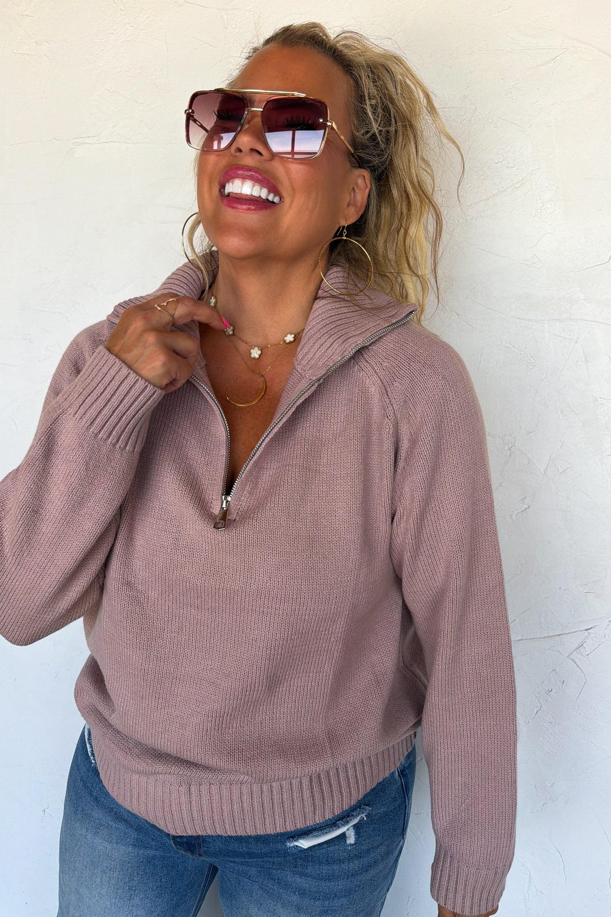 Prebook FIELD & STABLE QUARTER ZIP PULLOVER
