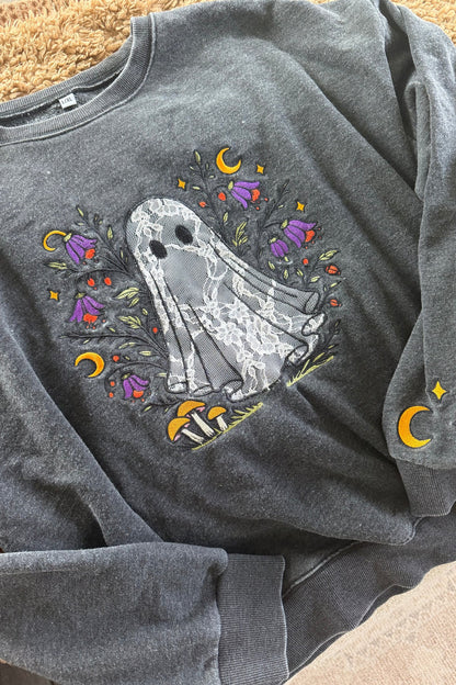 PreBook Ghost Floral Pullover